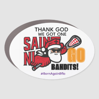 WE GOT ONE CAR MAGNET