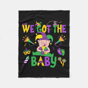 We Got The Byby Happy Mardi Gras Carnival Fleece Blanket