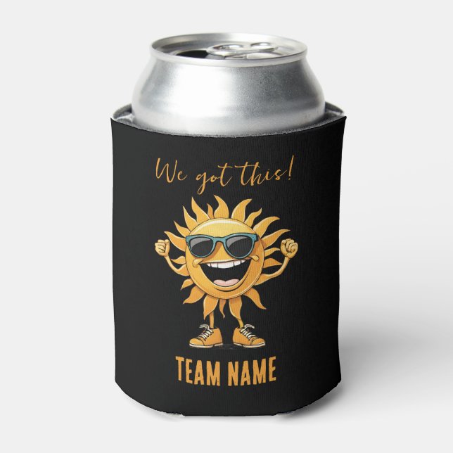 We Got This-Funny-Smiling Sun with Sunglasses Can Cooler (Can Front)
