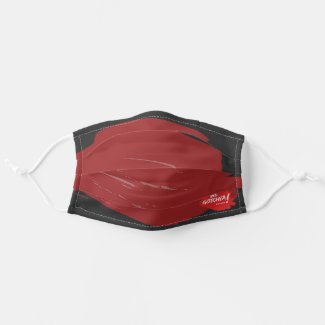 We Gotchya Big Blotch Dark Gray Background Cloth Face Mask