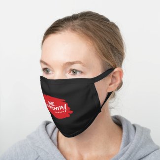 We Gotchya Logo Black Cotton Face Mask