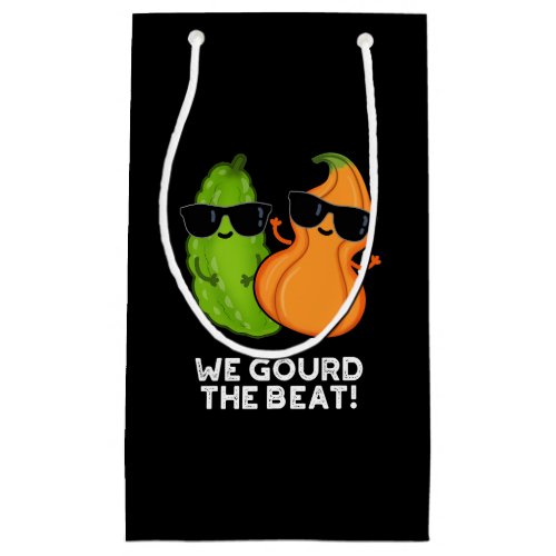 We Gourd The Beat Funny Veggie Pun Dark BG Small Gift Bag