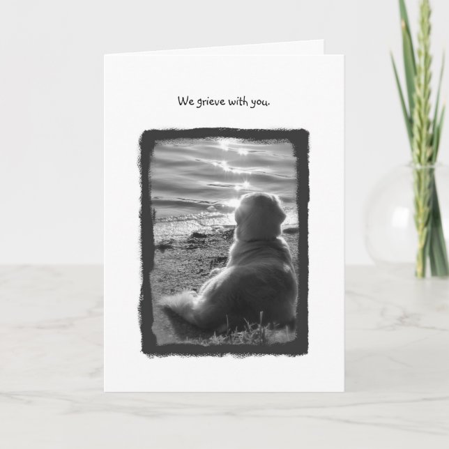 We Grieve With You Card (Front)