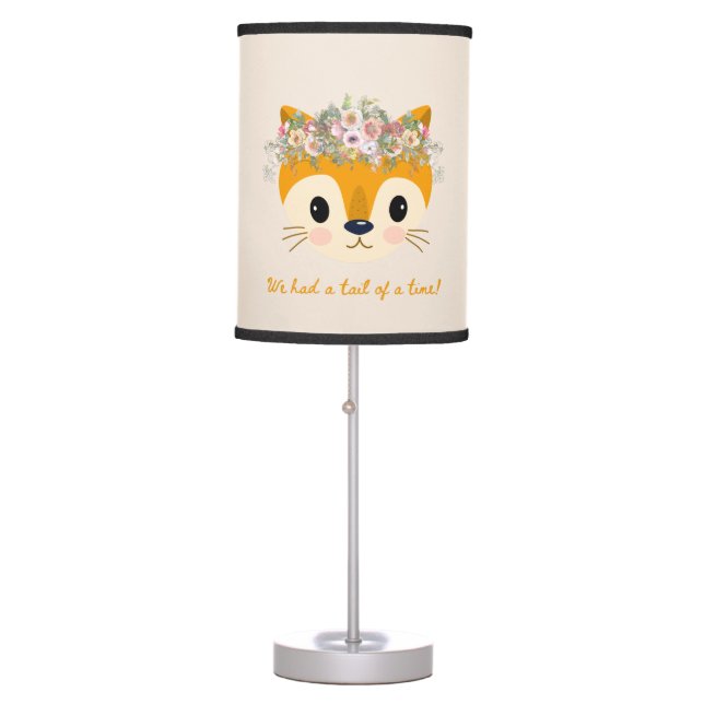 We had a tail of a time! Cute Little Fox  Table Lamp (Front)