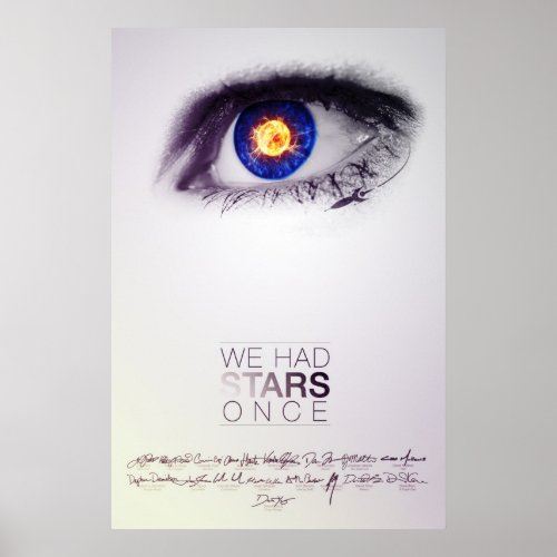 We Had Stars Once Signed Poster Poster