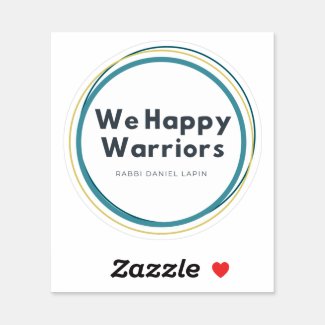 We Happy Warriors Sticker