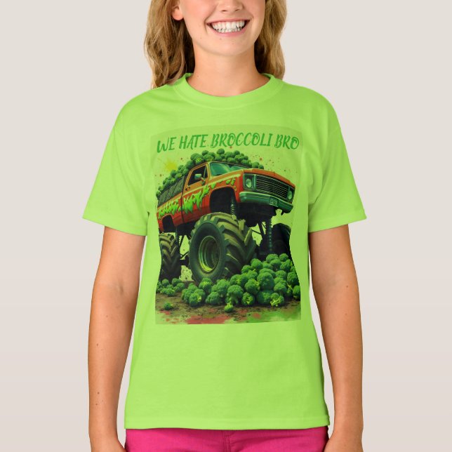 We hate broccoli bro T-Shirt (Front)