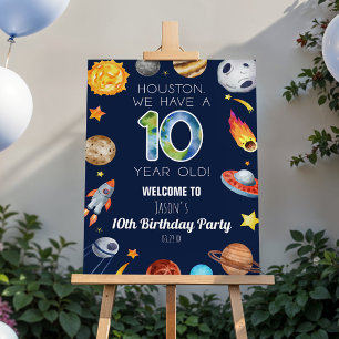 We Have A 10 Year Old 10th Birthday Welcome Sign