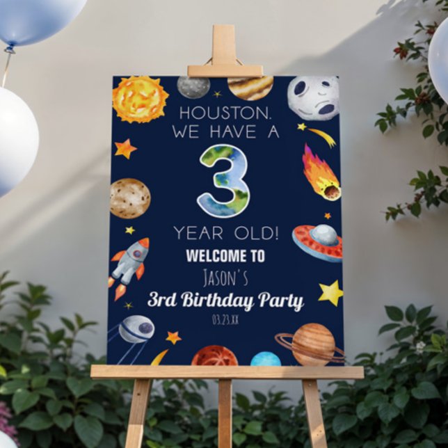 We Have A 3 Year Old 3rd Birthday Welcome Sign (Creator Uploaded)