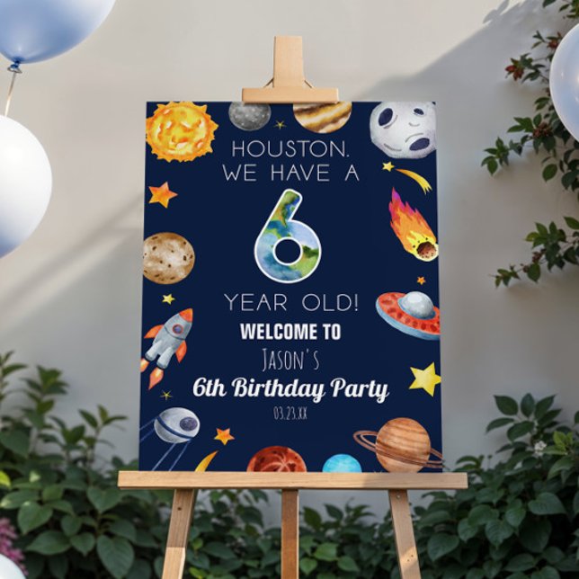 We Have A 6 Year Old 6th Birthday Welcome Sign (Creator Uploaded)