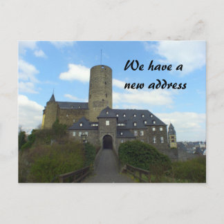 We have a new address - castle cards