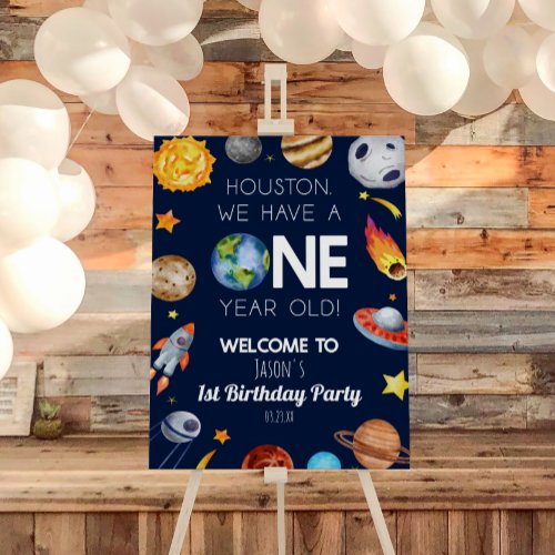 We Have A One Year Old 1st Birthday Welcome Sign