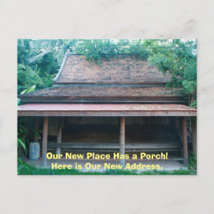 We Have a Porch Funny Change of Address Card