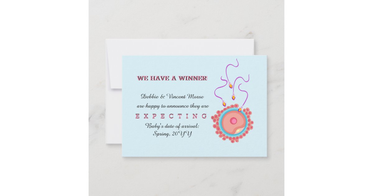 We Have a Winner Pregnancy Announcement | Zazzle