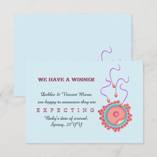 We Have a Winner Pregnancy Announcement | Zazzle