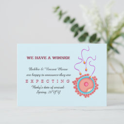 We Have a Winner Pregnancy Announcement | Zazzle