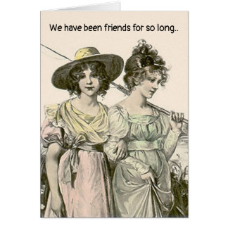 We have been friends for so long cute influence cards