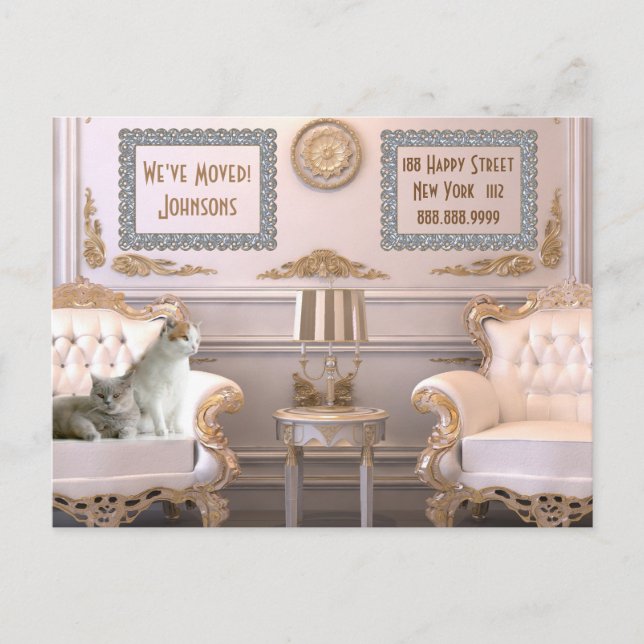 We Have Moved Address Personalized Postcard (Front)