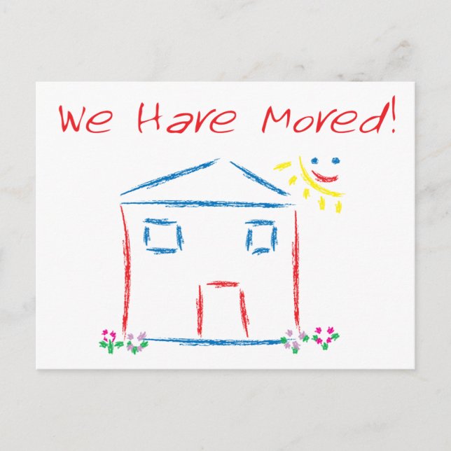We Have Moved Announcement Postcard (Front)