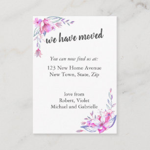 We Have Moved - Custom Photo and New Address Enclosure Card