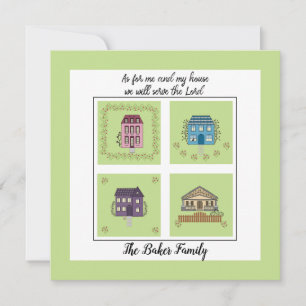 We have moved - faith based As for me and my house Invitation