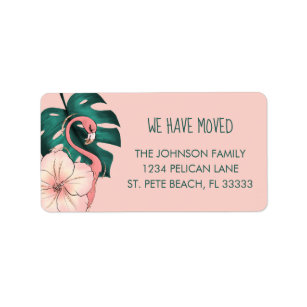 We Have Moved Return Address Labels | Zazzle