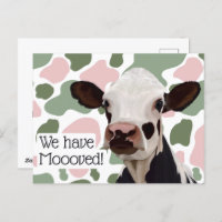 We Have Moved Fun And Punny Announcement