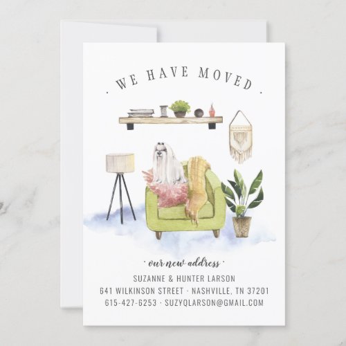 We Have Moved  Maltese Dog Moving Announcement