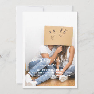 We Have Moved Modern Minimal Photo Announcement