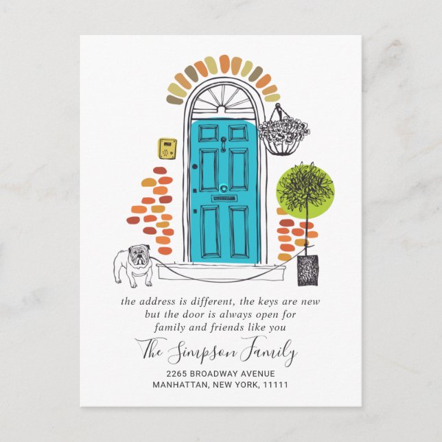 We have Moved Moving Announcement Postcard (Front)