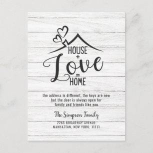 We have Moved Moving Announcement Postcard