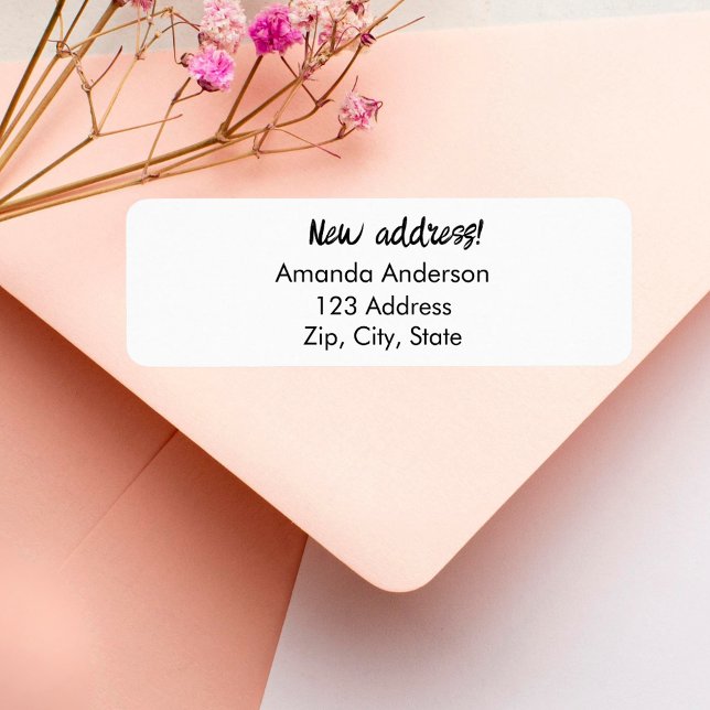 We have moved new return address label (Creator Uploaded)