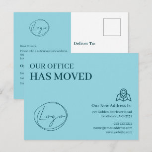 We Have Moved Office Business Address Change Postcard