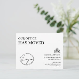 We Have Moved Office Business Address Change Postcard