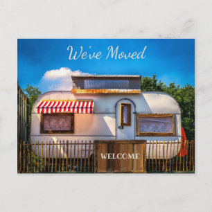 We have Moved Postcard