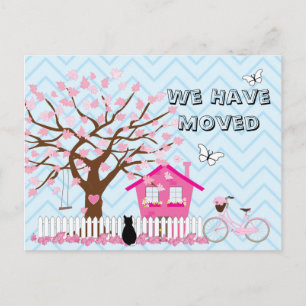 We have Moved Postcard