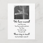 We Have Moved Postcard at Zazzle