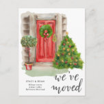 We Have Moved | Red Door Christmas | New Address Announcement Postcard