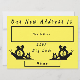 We Have Moved Snail House Moving Home Announcement