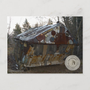 We have moved to a new home Countryside Announcement Postcard