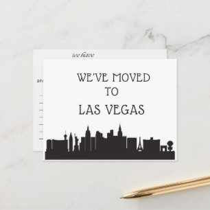 We Have Moved to Las Vegas Postcard