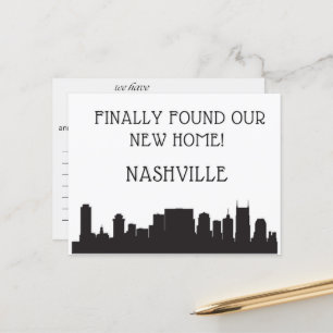 We Have Moved to Nashville Postcard