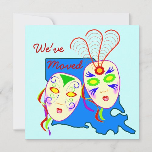 We have Moving Moved Louisiana LA New Orleans move Announcement