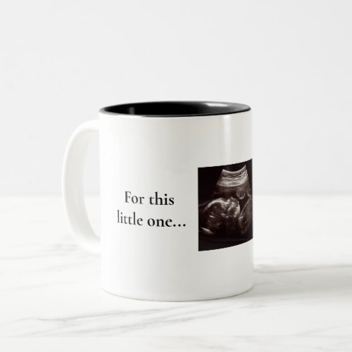 We have Prayed Ultrasound Photo Christian Two_Tone Coffee Mug