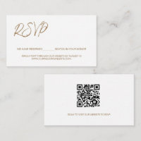 We have reserved seats Custom QR CODE Gold