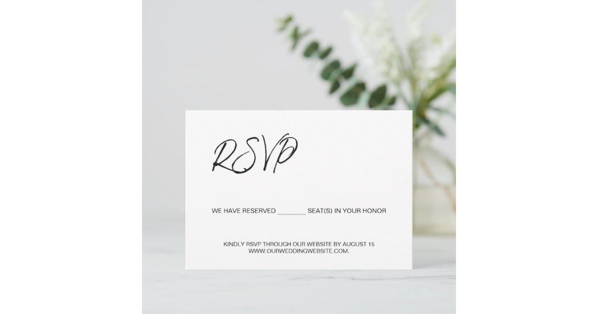 We have reserved seats for you template budget Zazzle We have reserved seats for you template budget Zazzle