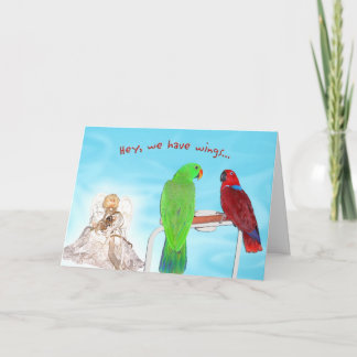 We Have Wings Holiday Card