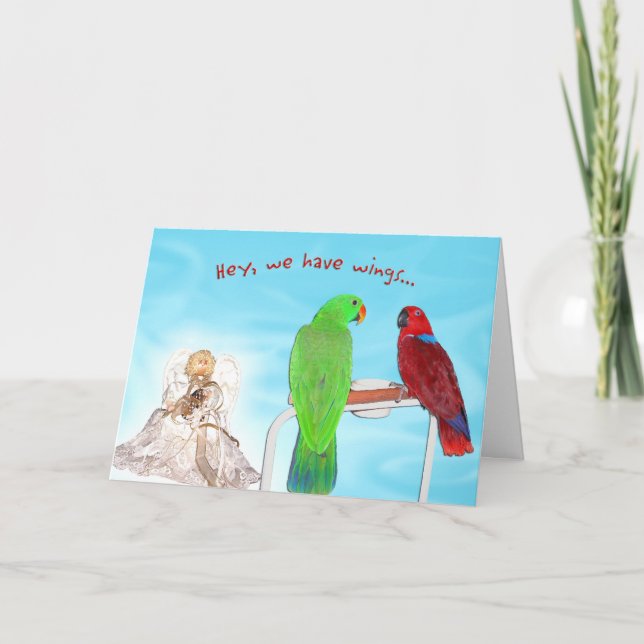 We Have Wings Holiday Card (Front)