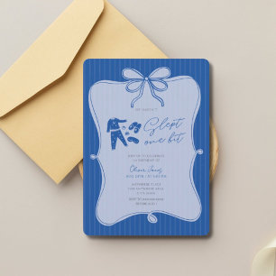 We haven’t slept one bit boy 1st birthday  invitation