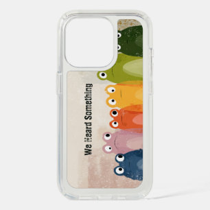 We Heard Something – Funny Frog Quote Art iPhone 15 Pro Case